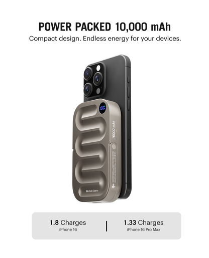 Daily Objects Loop Qi2-Certified MagSafe-Compatible Aluminium Power Bank 10000mAh