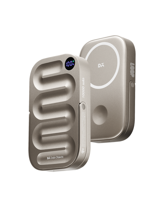 Daily Objects Loop Qi2-Certified MagSafe-Compatible Aluminium Power Bank 10000mAh