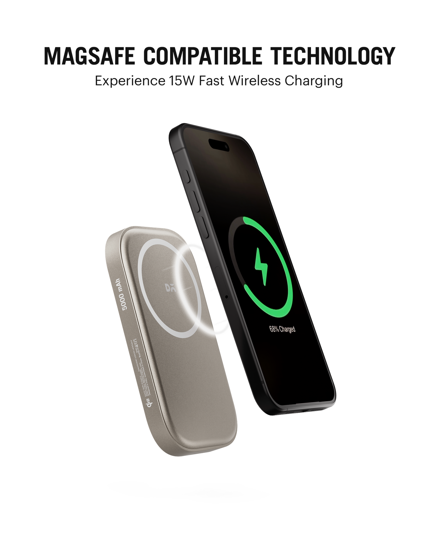 Daily Objects Loop Qi2-Certified MagSafe-Compatible Aluminium Power Bank 5000mAh