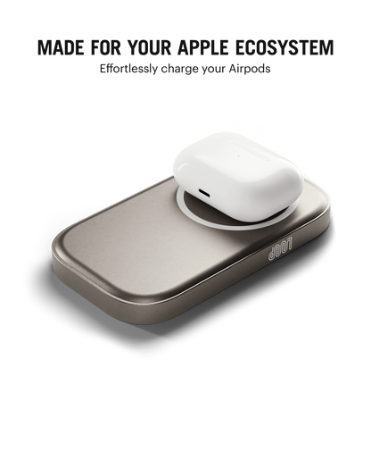 Daily Objects Loop Qi2-Certified MagSafe-Compatible Aluminium Power Bank 5000mAh
