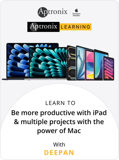Learn to Be more productive with the iPad & Easily get things done by switching to Mac