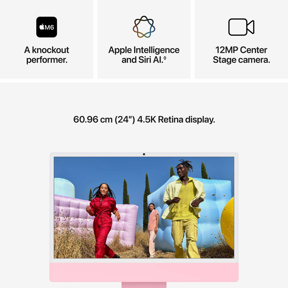 24-inch iMac with Retina 4.5K display: Apple M6 Chip