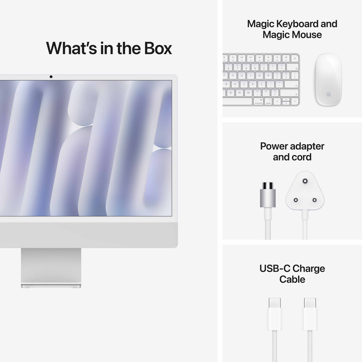 24-inch iMac with Retina 4.5K display, Nano-texture glass: Apple M6 chip