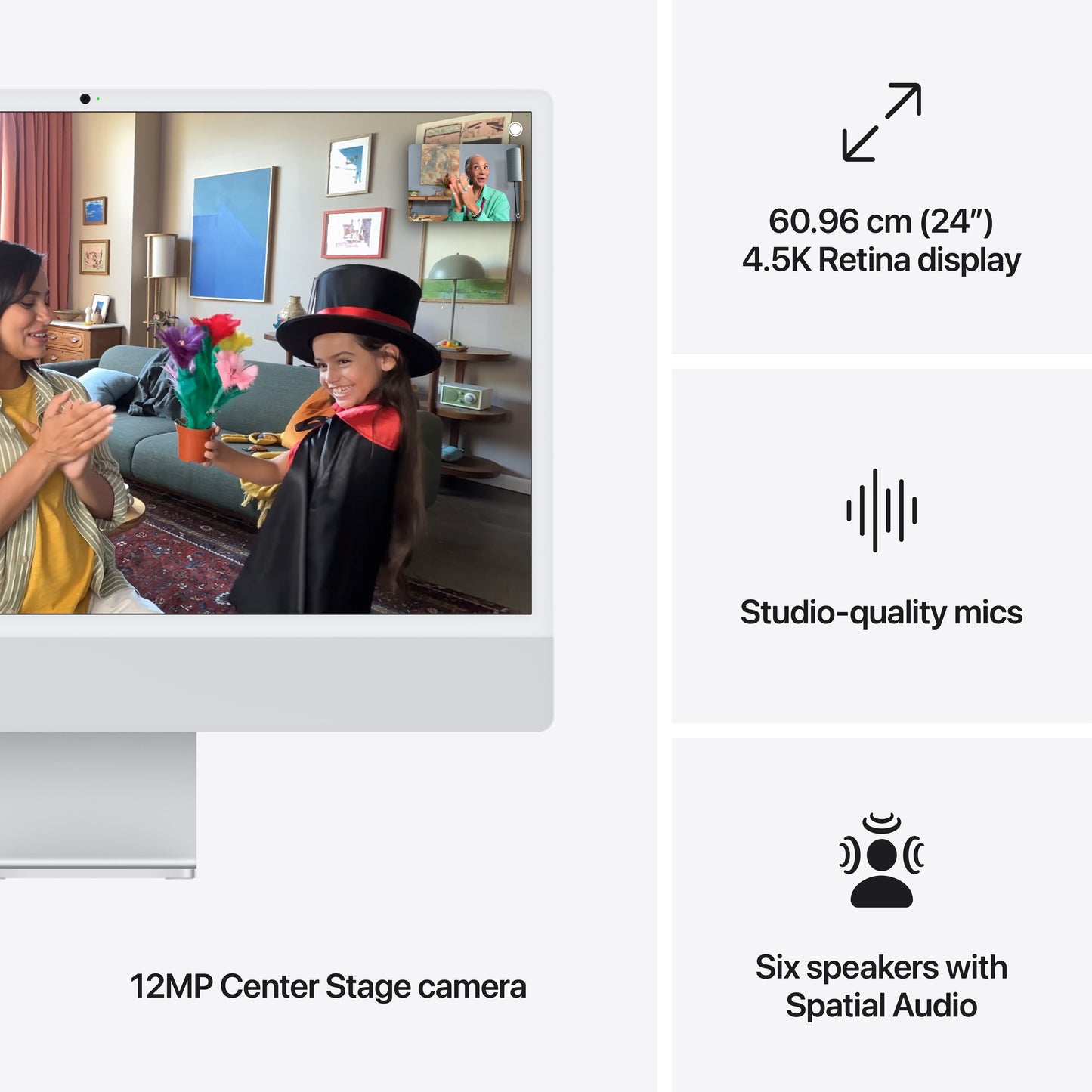 24-inch iMac with Retina 4.5K display with Apple M4 chip