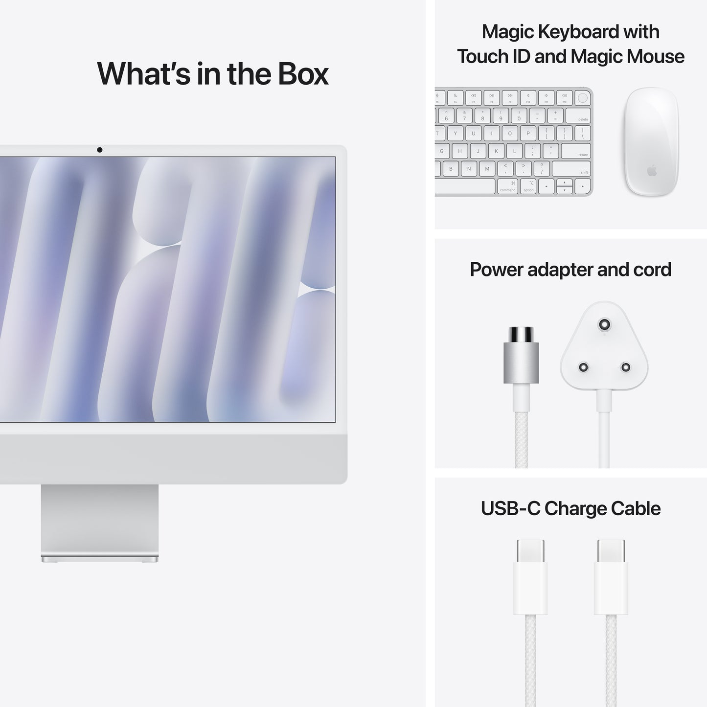 24-inch iMac with Retina 4.5K display with Apple M4 chip