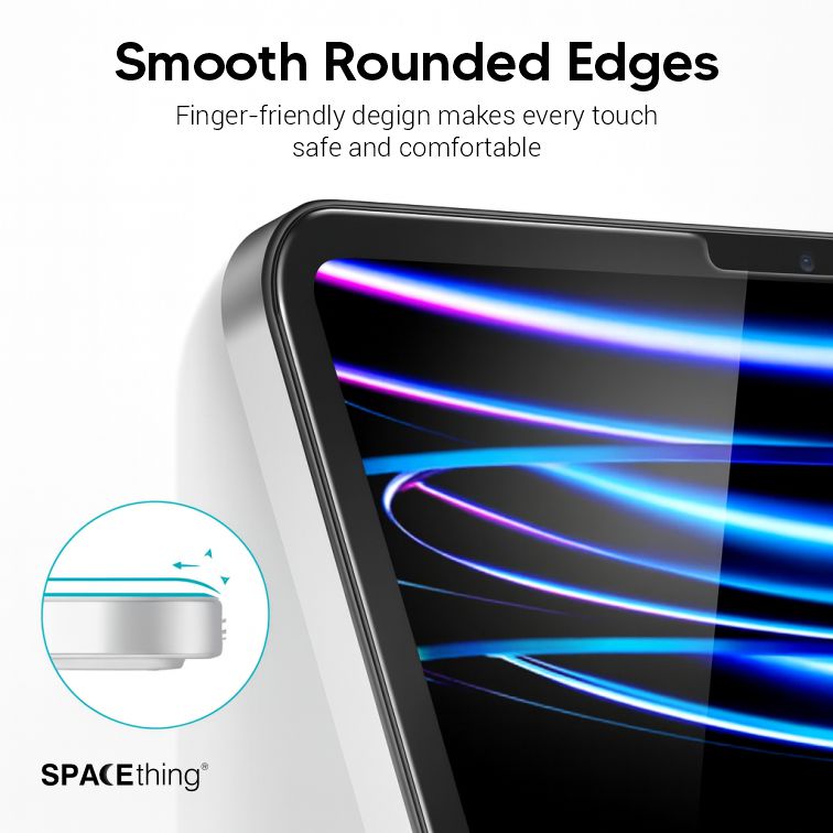 Space Things Clear Tempered Glass For iPad 10.9 (10Th Gen) Inch