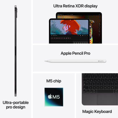 13 inch iPad Pro with Standard Glass: Apple M5 Chip