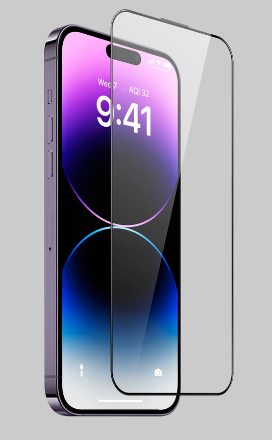 Muvtech Full Tempered Glass For iPhone 16 (Clear)