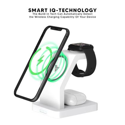 VAKU LUXOS TRINITY 23W 3IN1 MAGSAFE WIRELESS  CHARGER