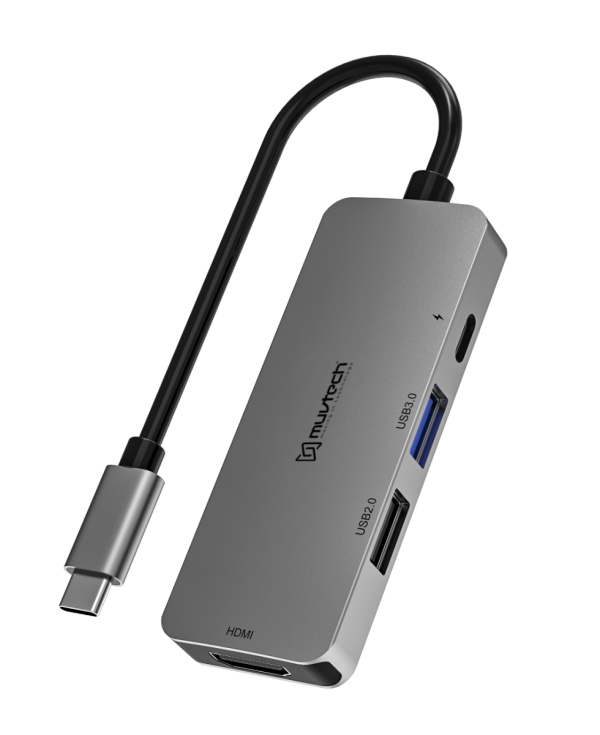 Muvtech 4 In 1 Port Hdmi Pd 100W Usb 3.0 Usb 2.0 Port