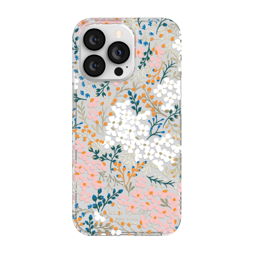 nuTCS: Old Friends New Products - Kate Spade New York Protective Hardshell  Case for iPhone 13 - Multi Floral/Rose/Pacific Green/Clear/Cream with Stones