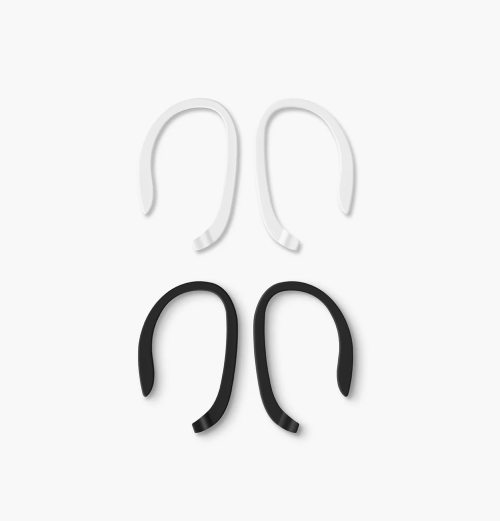 Uniq Loop Sports Ear Hooks For Airpods Dual Pack White/Black