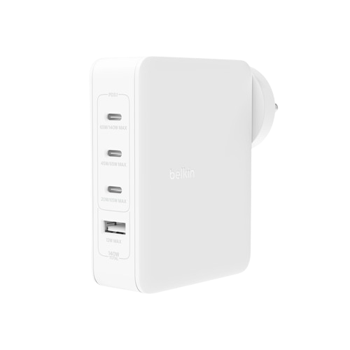 Belkin Pd 140W Pps Usb-C Wall Charger White