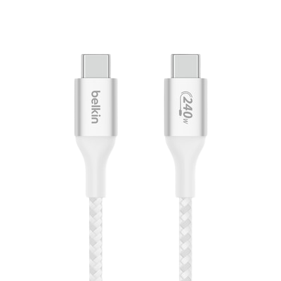 Belkin 240W Braided C-C Cable 1M White