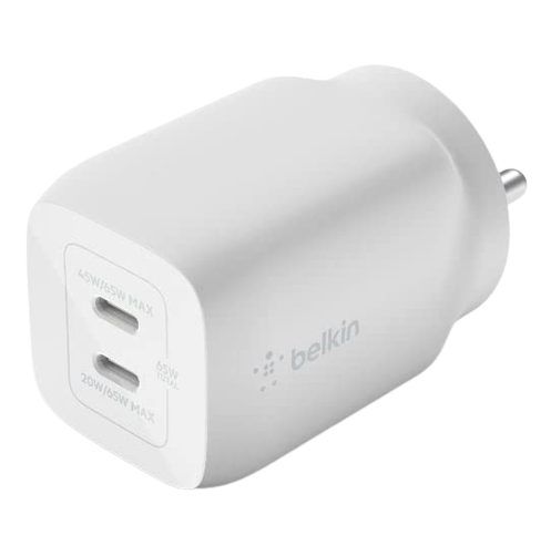 Belkin 65W Gan USB-C Dual Wall Charger