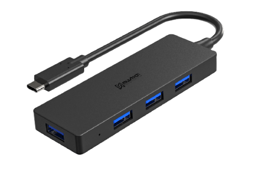 Muvtech Usb- C To 4 Port Usb 3.0 Hub