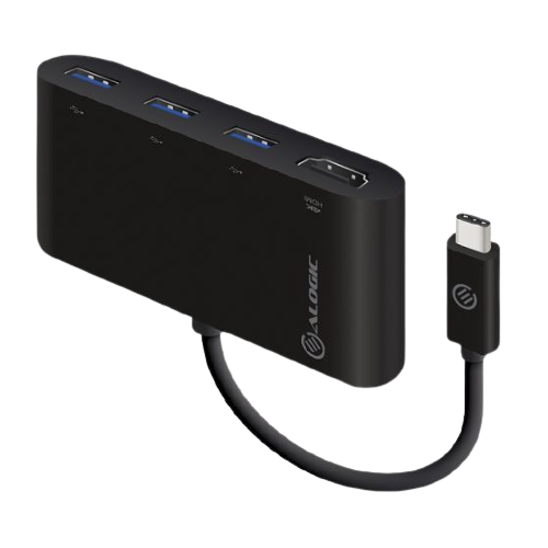 ALOGIC USB-C Adapter with HDMI/3 Port USB 3.0 Hub - 4K