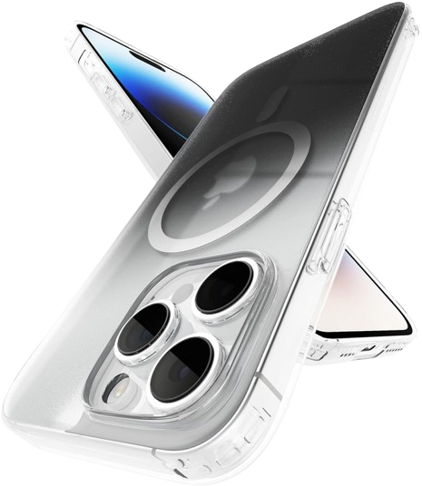 Vaku Luxos Zurich Magsafe Dual Tone Back Case For Iphone 15 Pro Max - Grey