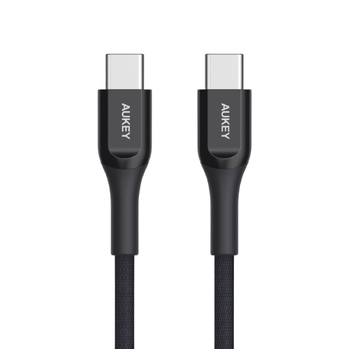 Aukey USB-C to USB-C cable 1.2 M- black