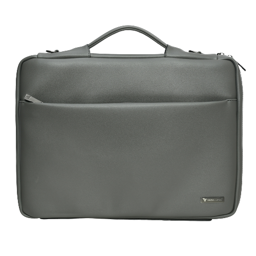 VAKU LUXOS  DA VALENCIA REFINED LEATHER SLEEVE WITH STRAP HIGHLY DURABLE COMPATILBE FOR MACBOOK 13-16INCH