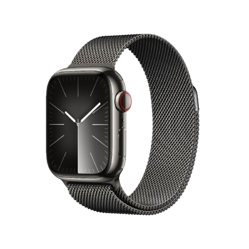 Apple Watch Series 9 GPS + Cellular 41mm/45mm Stainless Steel Case with Milanese Loop