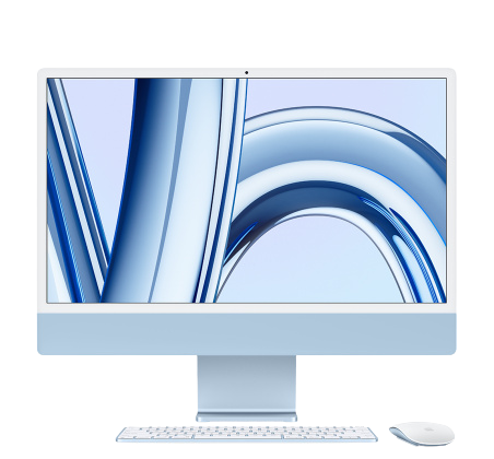 24-inch iMac with Retina 4.5K display: Apple M3 chip with 8GB unified memory