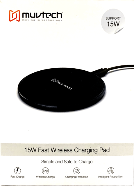 Muvtech 15W Wireless Charging Pad