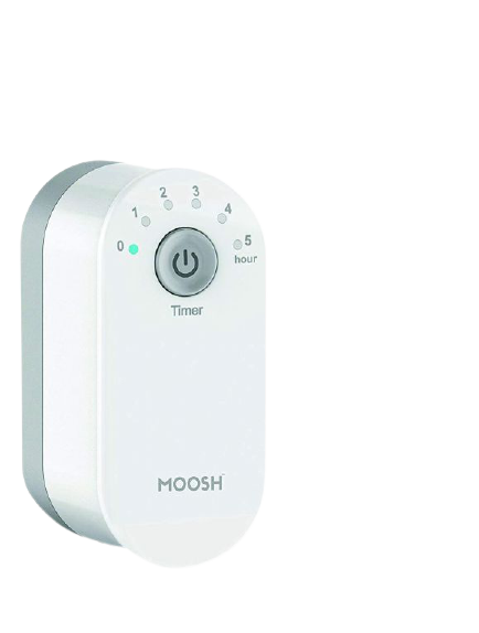Moosh Timed Wall Charger Dual USB Adaptor 2.4A