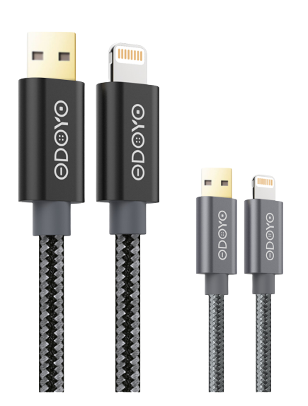 Odoyo Charge & Sync Lightning Usb Cable 1.2M Silver