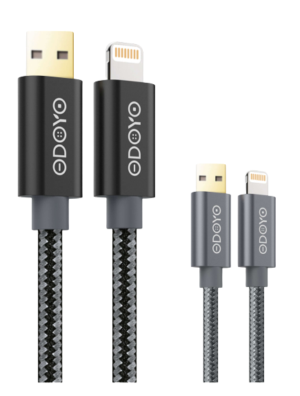 Odoyo Charge & Sync Lightning Usb Cable 2M Silver