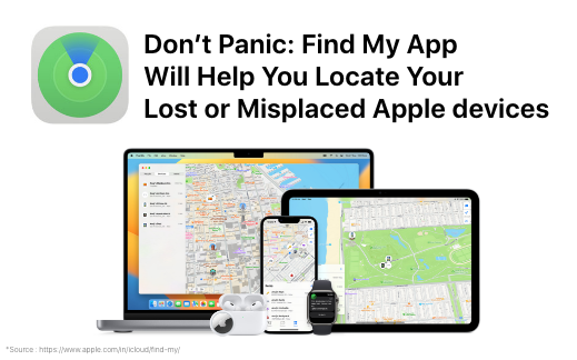 Find My App Will Help You Locate Your Lost or Misplaced Apple devices