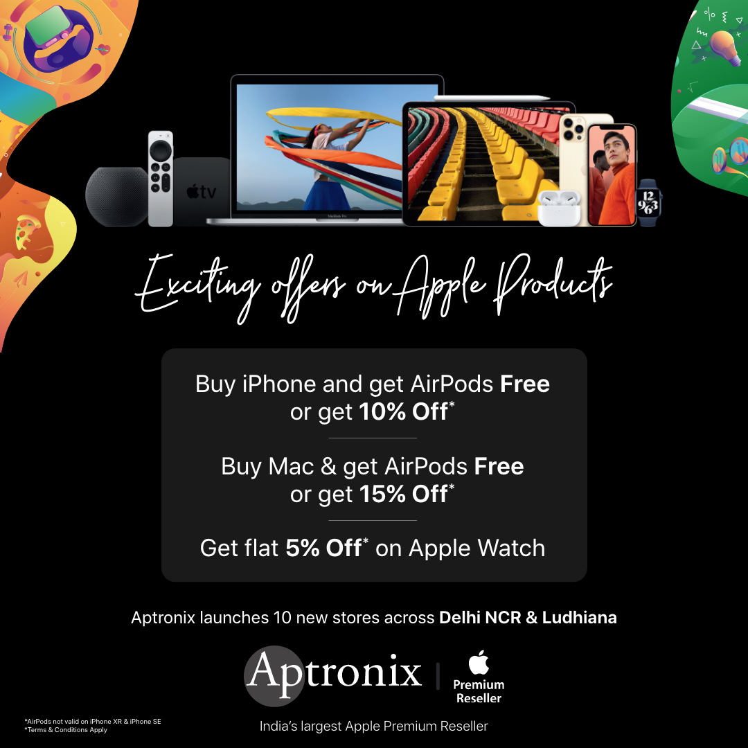 Aptronix India's Largest Apple Premium Reseller Delhi Launch Offers