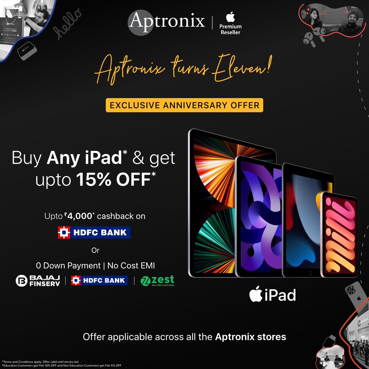 Buy any iPad offers applicable
